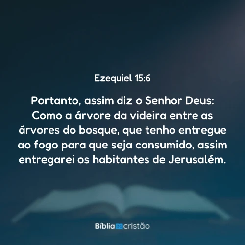 Ezequiel 15:6
