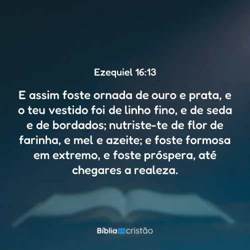 Ezequiel 16:13