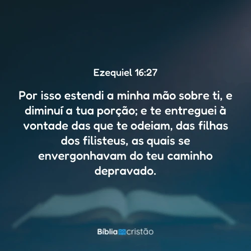 Ezequiel 16:27