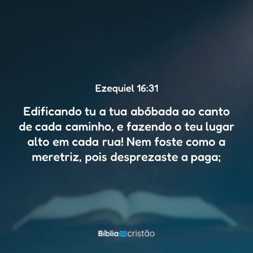Ezequiel 16:31