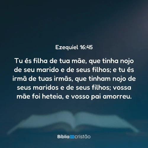 Ezequiel 16:45