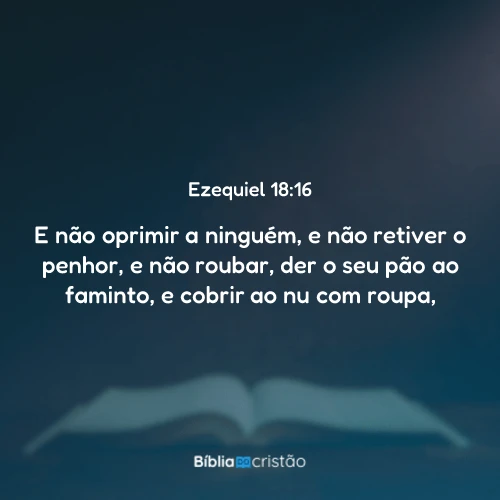 Ezequiel 18:16