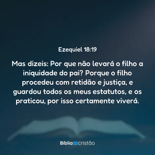 Ezequiel 18:19