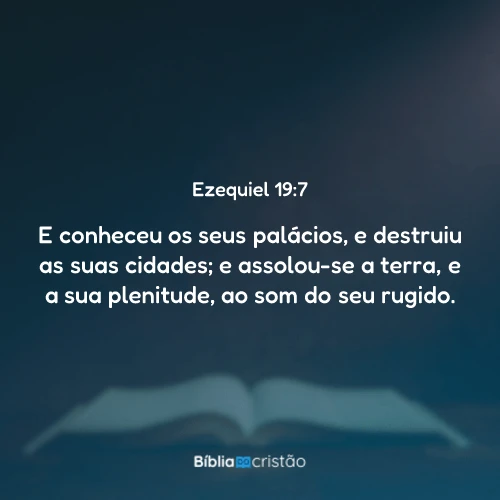 Ezequiel 19:7