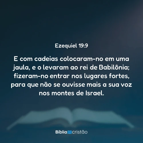 Ezequiel 19:9
