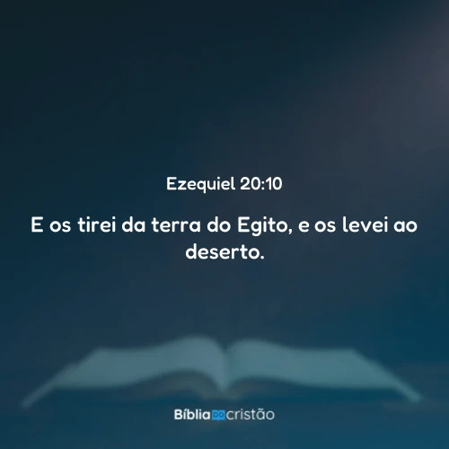 Ezequiel 20:10