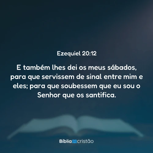 Ezequiel 20:12