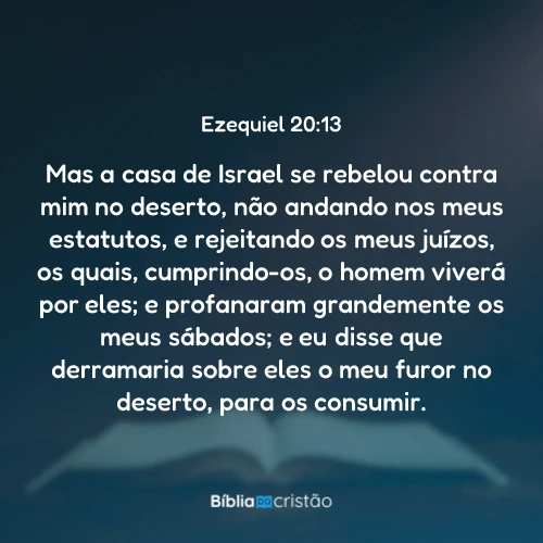 Ezequiel 20:13