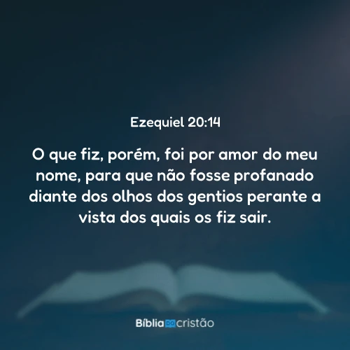 Ezequiel 20:14