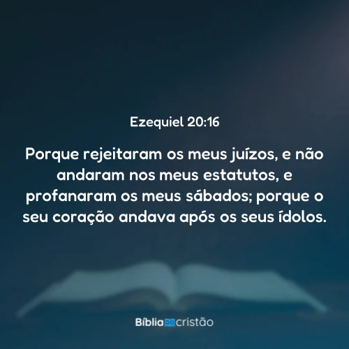 Ezequiel 20:16