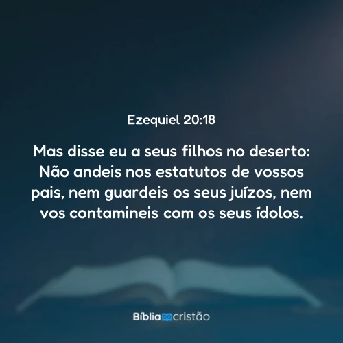 Ezequiel 20:18