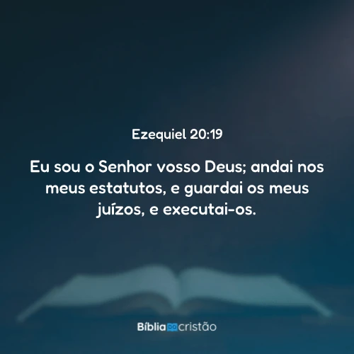 Ezequiel 20:19