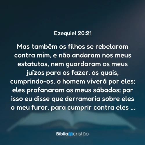 Ezequiel 20:21