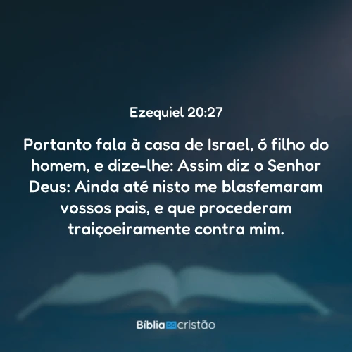 Ezequiel 20:27