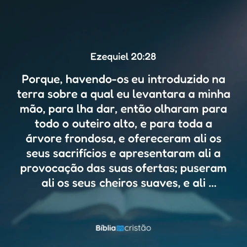 Ezequiel 20:28