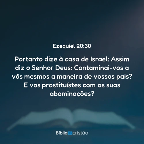 Ezequiel 20:30