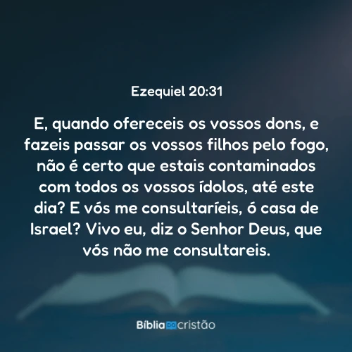Ezequiel 20:31