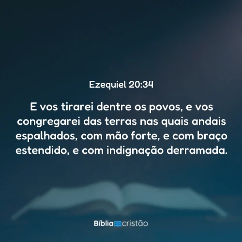 Ezequiel 20:34