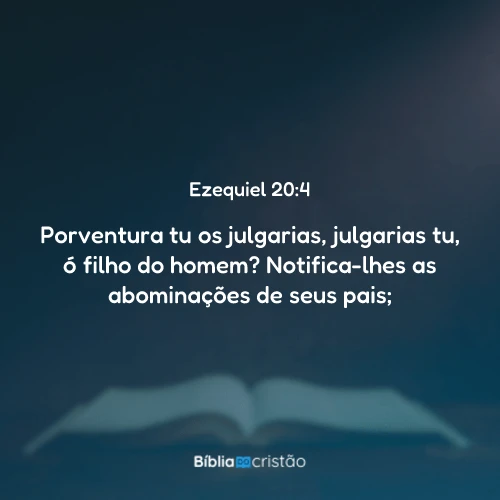 Ezequiel 20:4