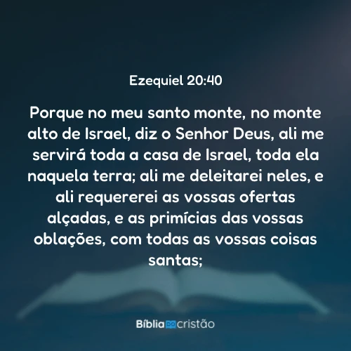 Ezequiel 20:40