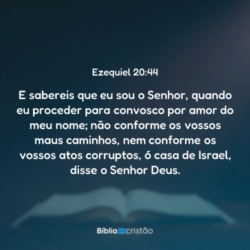 Ezequiel 20:44