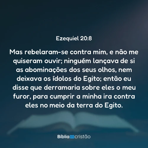 Ezequiel 20:8