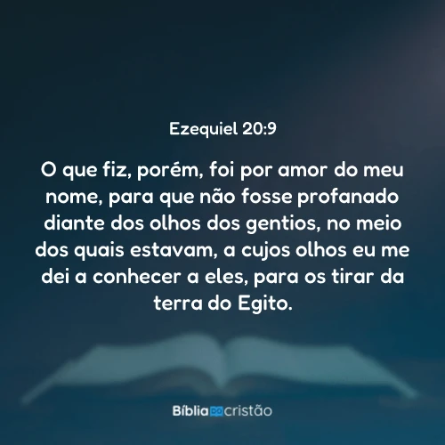Ezequiel 20:9