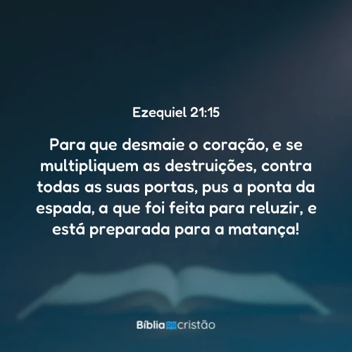 Ezequiel 21:15