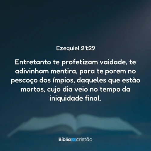 Ezequiel 21:29
