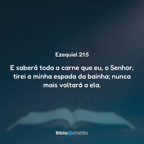 Ezequiel 21:5