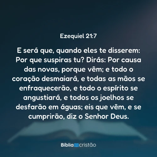 Ezequiel 21:7