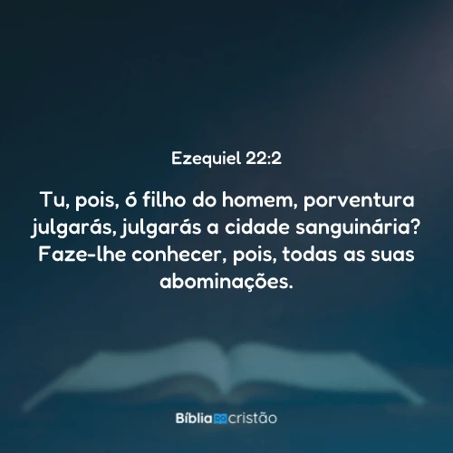Ezequiel 22:2