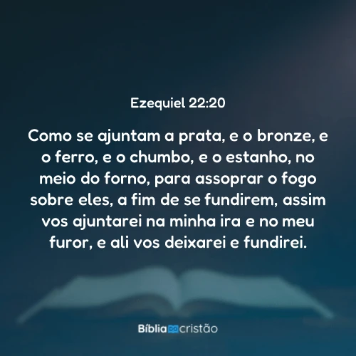 Ezequiel 22:20