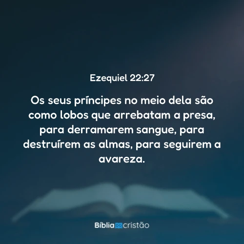 Ezequiel 22:27