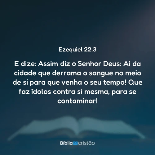 Ezequiel 22:3