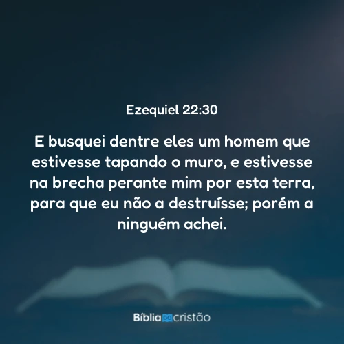 Ezequiel 22:30