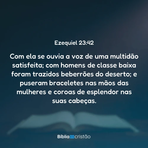Ezequiel 23:42