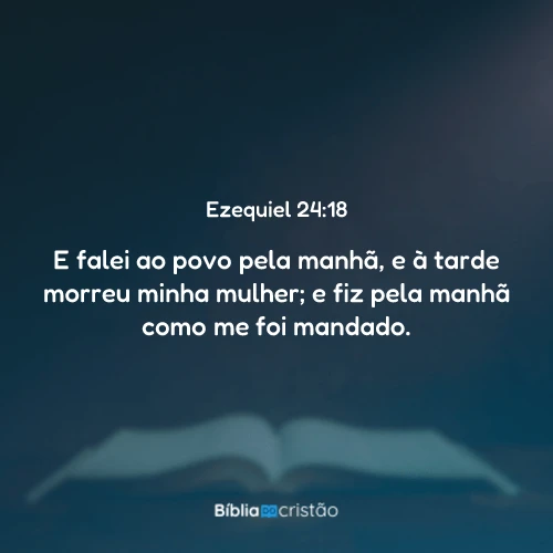 Ezequiel 24:18