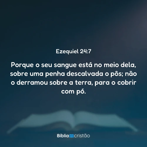 Ezequiel 24:7