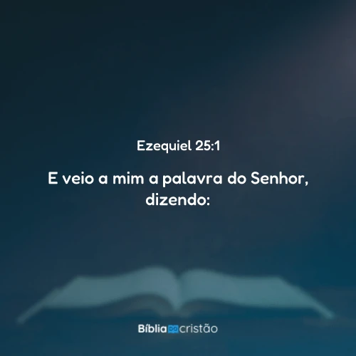 Ezequiel 25:1