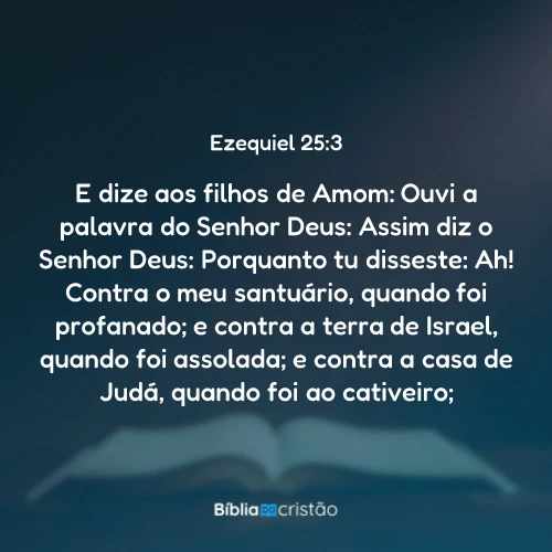 Ezequiel 25:3