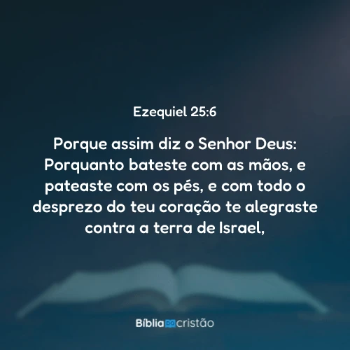 Ezequiel 25:6