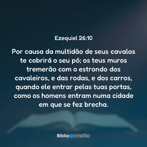 Ezequiel 26:10
