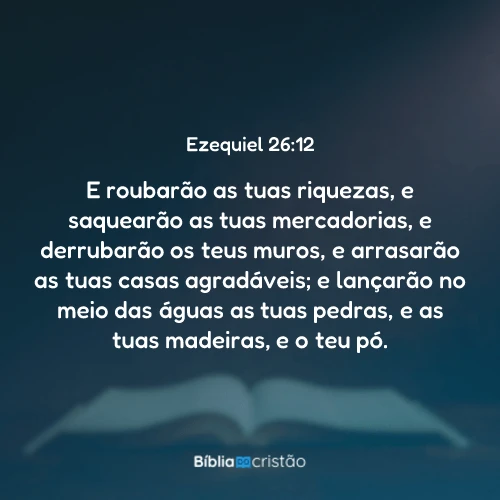 Ezequiel 26:12