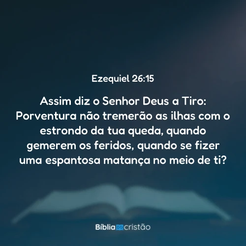 Ezequiel 26:15