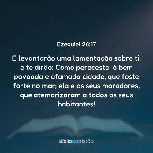 Ezequiel 26:17
