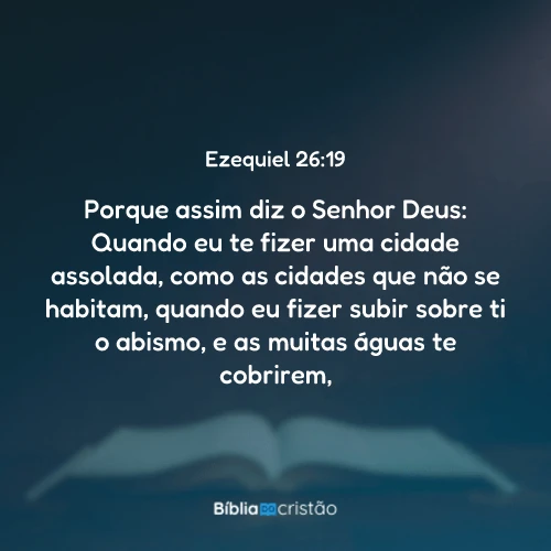 Ezequiel 26:19