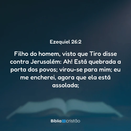 Ezequiel 26:2