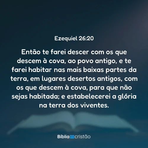Ezequiel 26:20