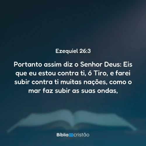 Ezequiel 26:3